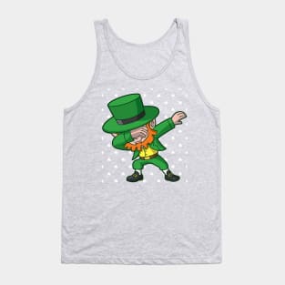 Dabbing Leprechaun Irish St Patricks Day Tank Top